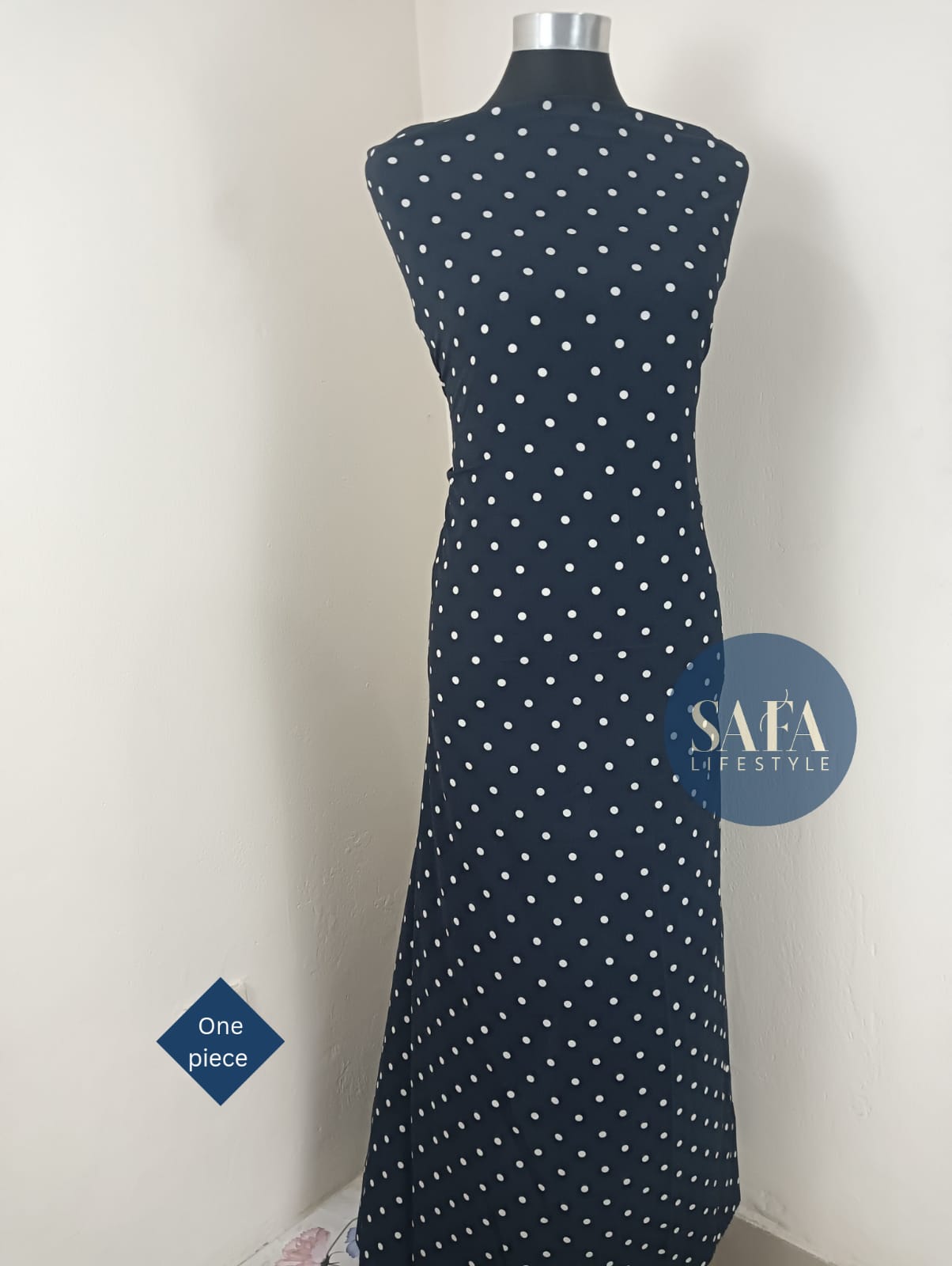 1 PC BW Polka Dot